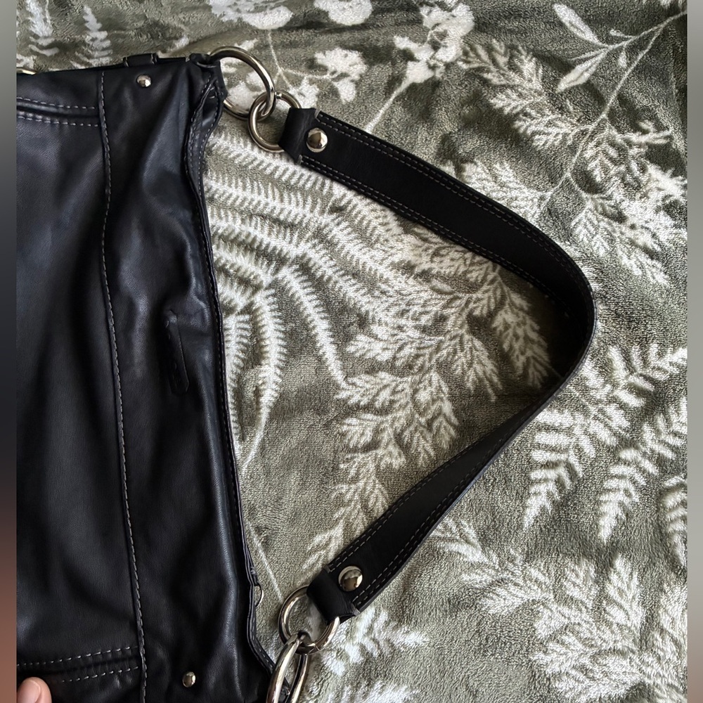 Coach Black Leather Hobo Shoulder Bag - Picture 14 of 15